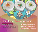 travel set 1 Creamsicle, 1 Peppermint, 1 Vanilla Shea Butter