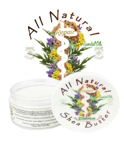 A jar of Repair 
All Natural Shea Butter 